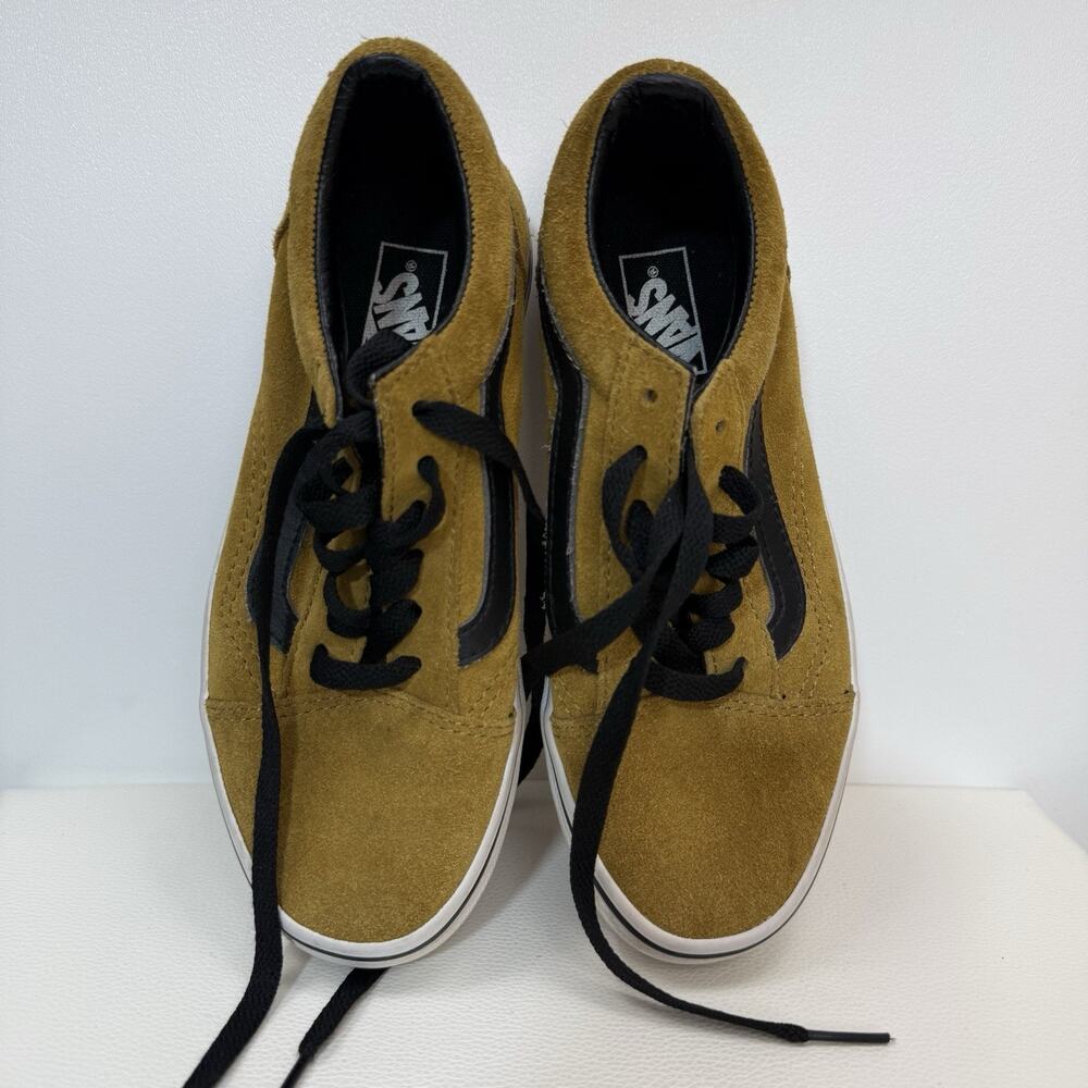 VANS Old Skool Yellow/Gold Suede Canvas UNISEX Kids Size 2.5